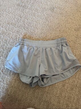 Light blue hotty hot lululemon shorts size 8